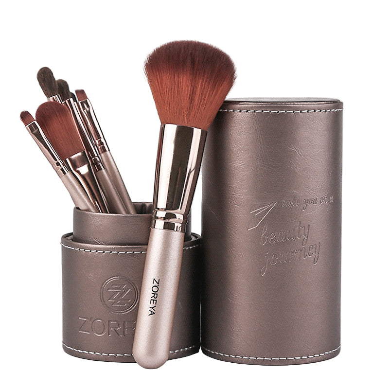 Zoreya Travel Brush Set – Compact & Stylish Makeup Brushes | Euroboutique