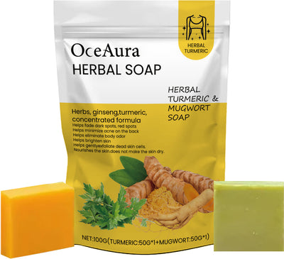 OceAura Herbal Soap – Brightening & Natural Herbal Cleanser | Euroboutique