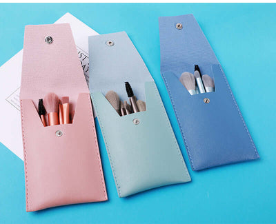 Portable Makeup Brush Set – Compact Travel Face & Powder Brushes | Euroboutique