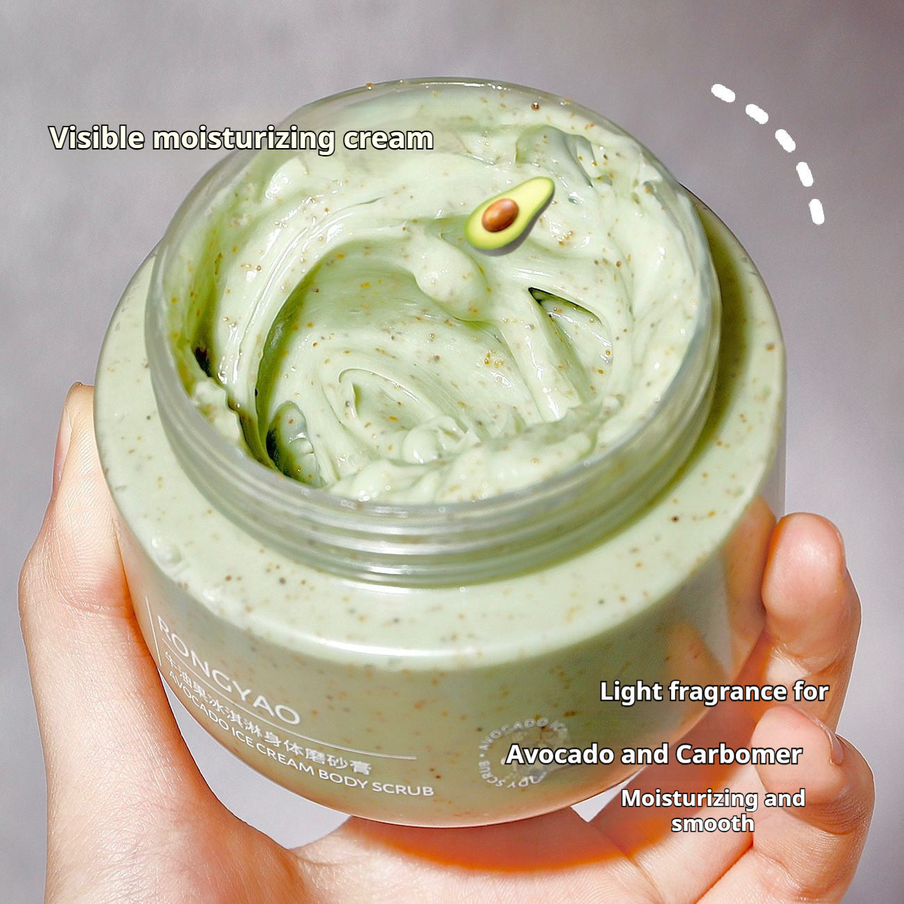 Avocado Glow Scrub – Natural Exfoliating Face Cleanser | Euroboutique